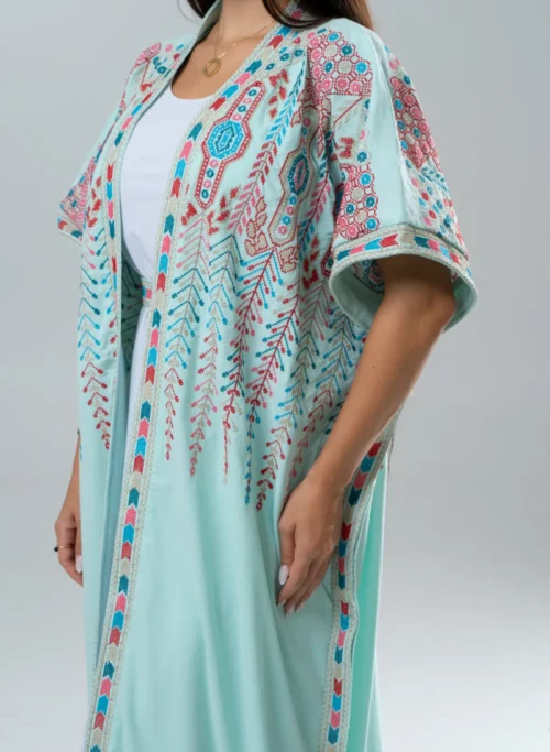 Ghazal - color mint green-1