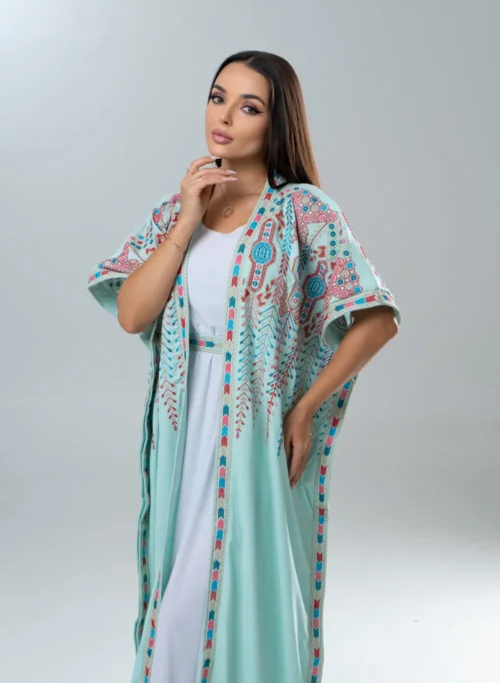 Ghazal - color mint green-3