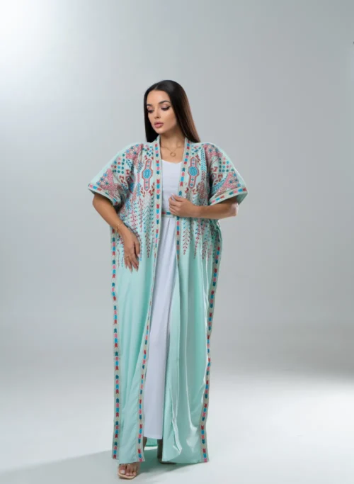 Ghazal - color mint green-5