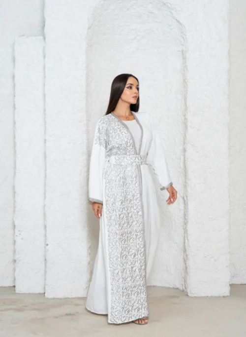 Layali - White & Silver-3