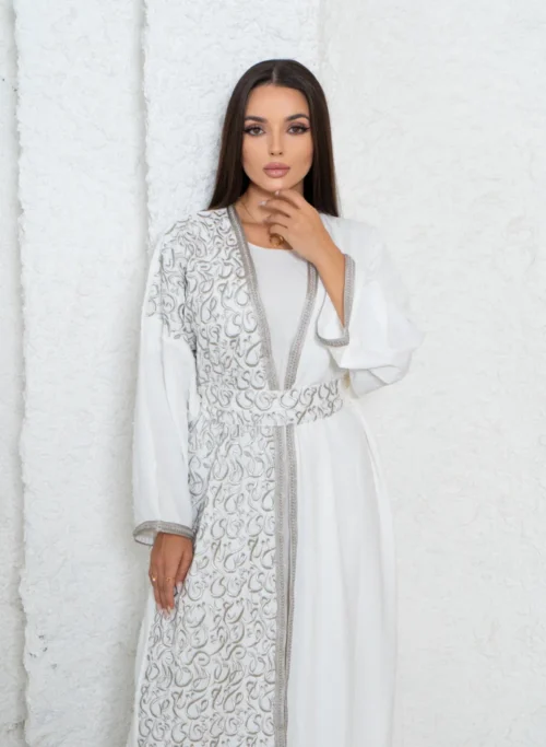 Layali - White & Silver-4